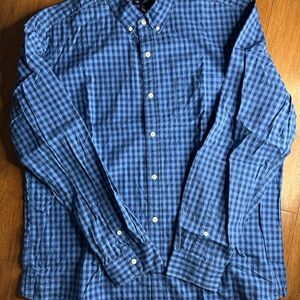 Blue Checkered Men's Shirt